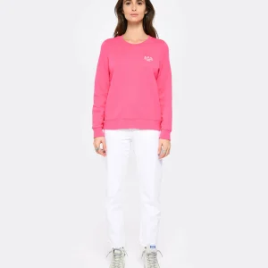 A.P.C. Sweatshirt Skye Coton Rose Vif 13