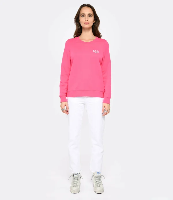 A.P.C. Sweatshirt Skye Coton Rose Vif 5