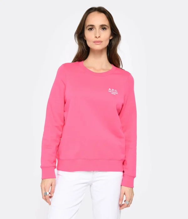 A.P.C. Sweatshirt Skye Coton Rose Vif 4