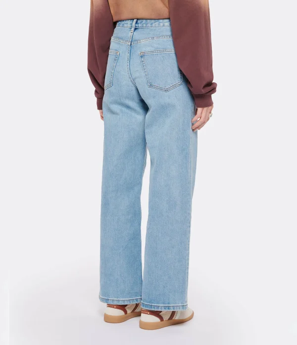 A.P.C. Jean Elisabeth Coton Indigo Délavé 6