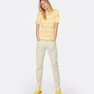 A.P.C. Top Victoire Coton Jaune Clair 13