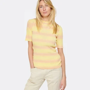 A.P.C. Top Victoire Coton Jaune Clair 11