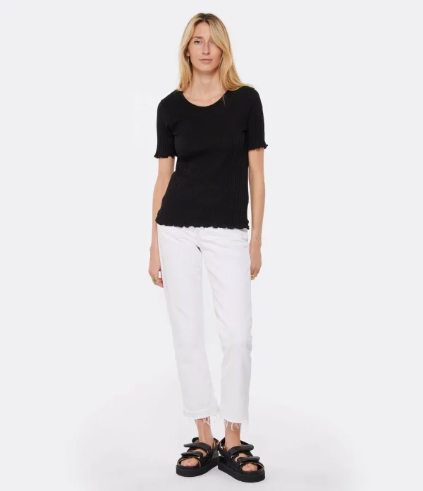 A.P.C. Top Elena Coton Noir 5