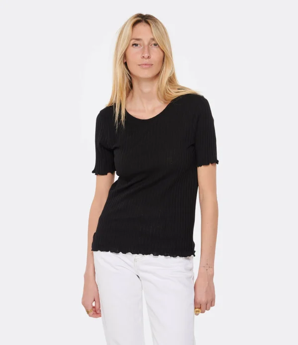 A.P.C. Top Elena Coton Noir 4