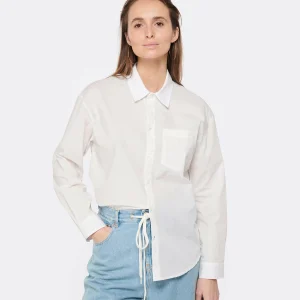 A.P.C. Chemise Boyfriend Logo Blanc 10