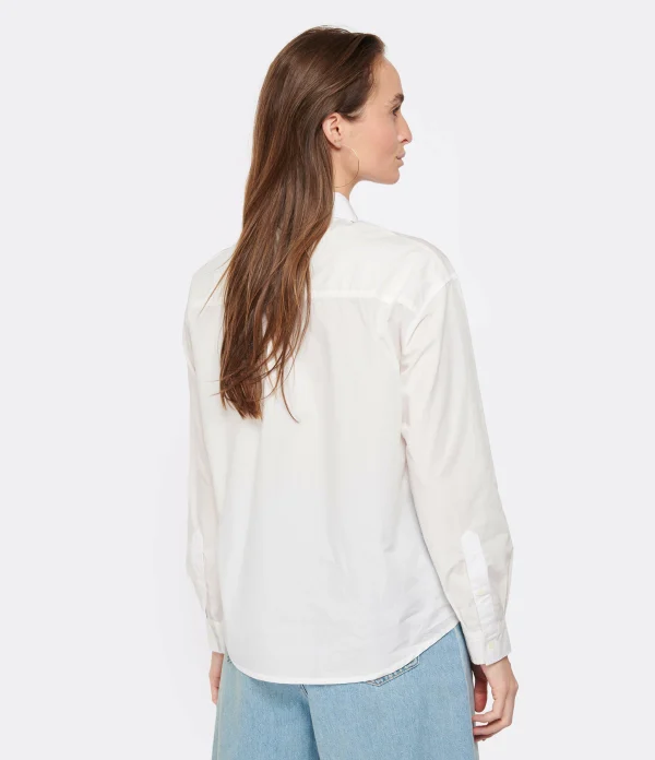 A.P.C. Chemise Boyfriend Logo Blanc 5