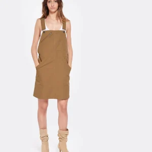 A.P.C. Salopette Robe Poala Caramel 7