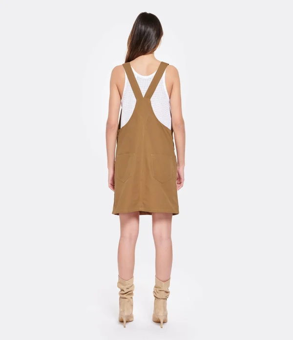 A.P.C. Salopette Robe Poala Caramel 4