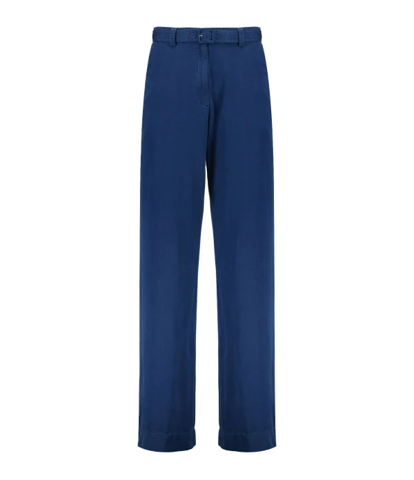 A.P.C. Pantalon Fin Cléo Coton Bleu Indigo Délavé 1