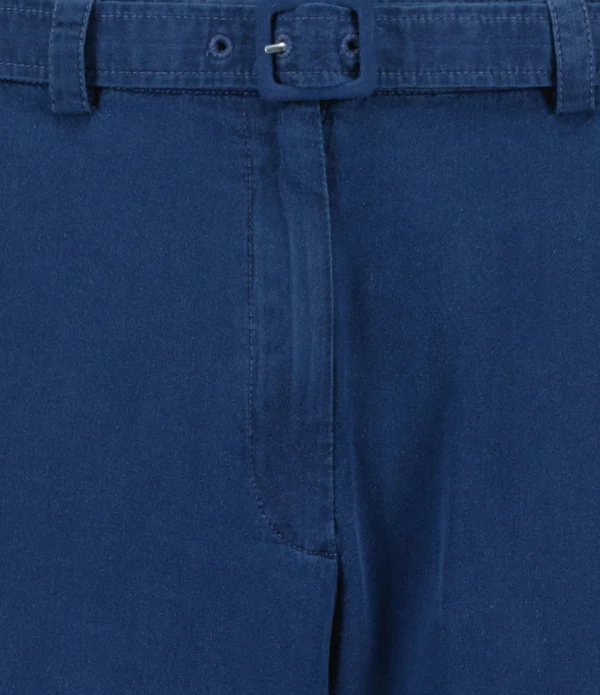 A.P.C. Pantalon Fin Cléo Coton Bleu Indigo Délavé 3