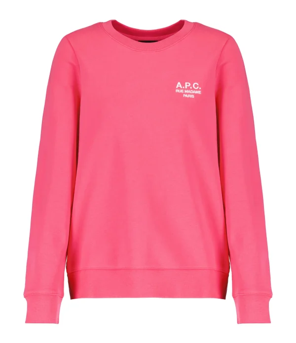 A.P.C. Sweatshirt Skye Coton Rose Vif 1