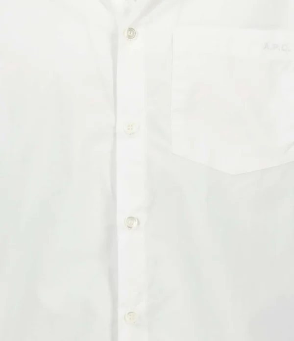 A.P.C. Chemise Boyfriend Logo Blanc 3