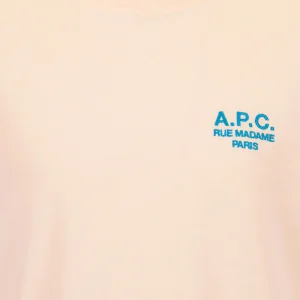 A.P.C. Tee-Shirt New Denise Coton Rose Pâle 9