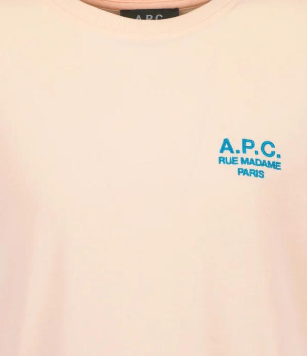 A.P.C. Tee-Shirt New Denise Coton Rose Pâle 3