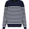 A.P.C. Pull Phoebe Coton Cachemire Marine 17