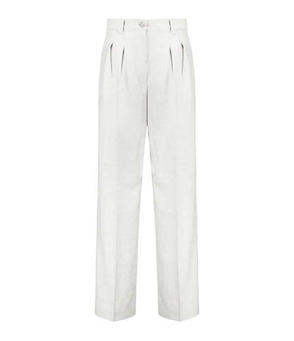 A.P.C. Pantalon Tressie Coton Écru 1