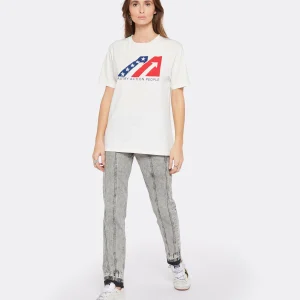 AUTRY Tee-shirt Iconic Action Coton Blanc 13