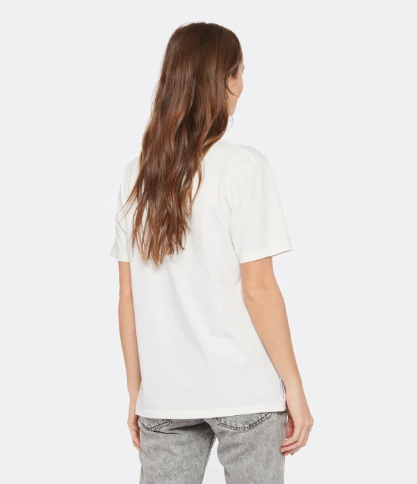 AUTRY Tee-shirt Iconic Action Coton Blanc 6