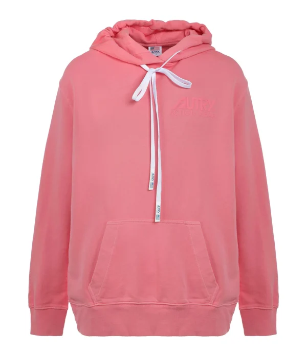 AUTRY Sweatshirt Hoodie Matchpoint Rose 1