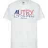 AUTRY Tee-shirt Iconic Action Blanc 17