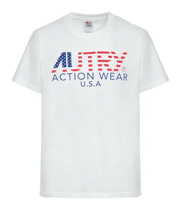 AUTRY Tee-shirt Iconic Action Blanc 1