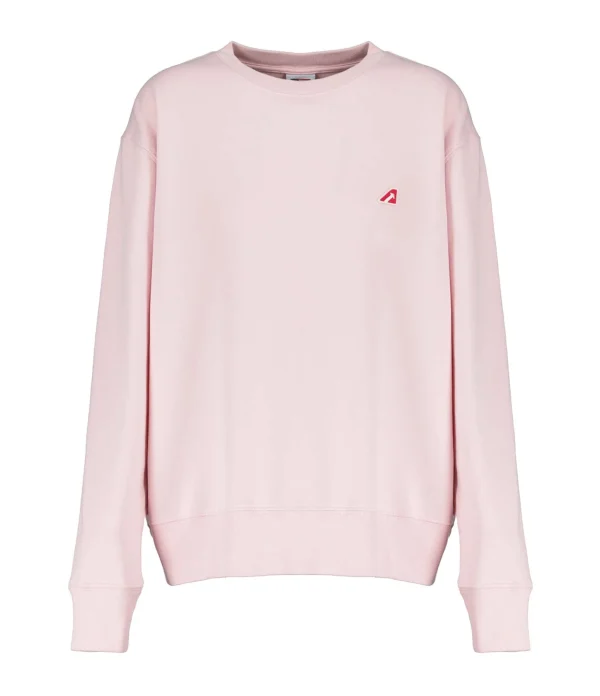 AUTRY Sweatshirt Tennis Academy Coton Rose 1