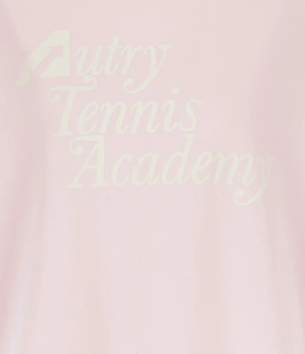 AUTRY Tee-shirt Tennis Academy Coton Rose 3