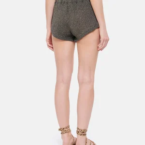 BELIZA Short Gia Maille Bleu Nuit Lurex 15