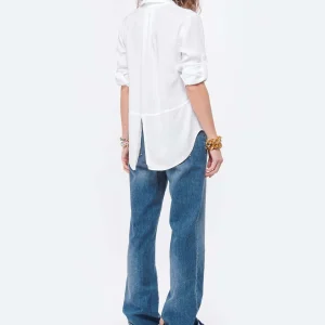 Bella Dahl Chemise Split Back Button Down Blanc 15