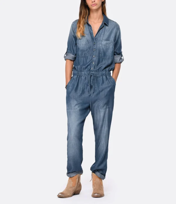 Bella Dahl Combinaison Utility Dark Ombre Wash 4