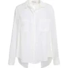 Bella Dahl Chemise Split Back Button Down Blanc 19