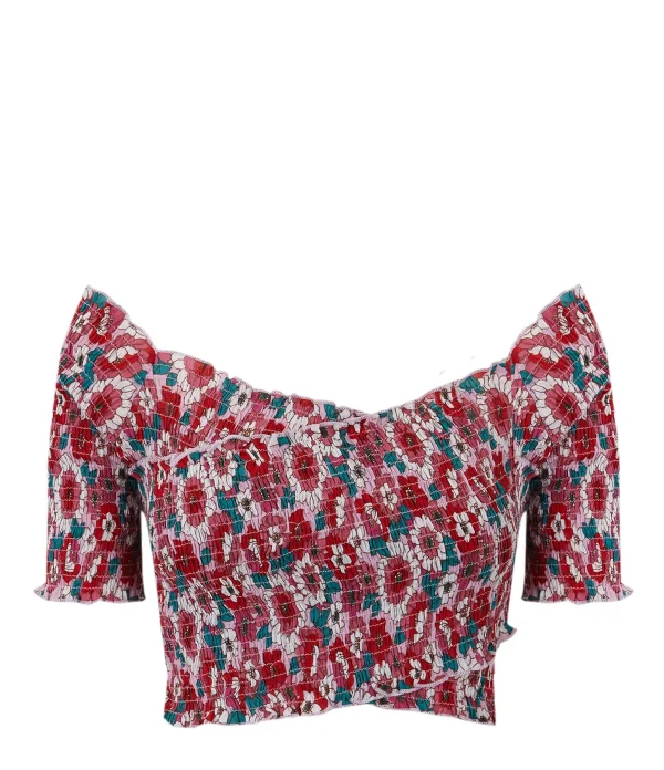 ANTIK BATIK Top Blossom Rouge 1