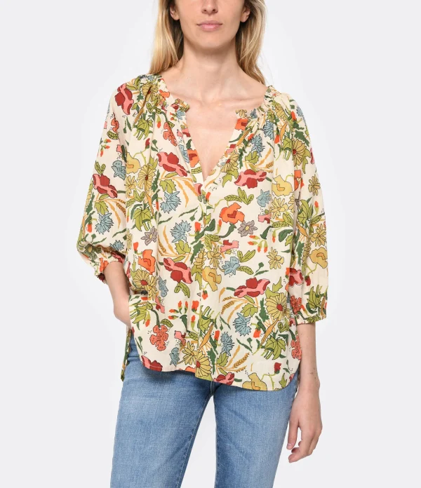 CHARLIE JOE Blouse Monize Coton Imprimé 4