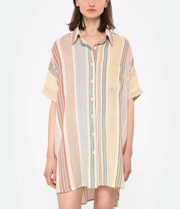 CHARLIE JOE Chemise Cassia Coton Rayures 4