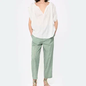 CHARLIE JOE Pantalon Karla Coton Vert 11