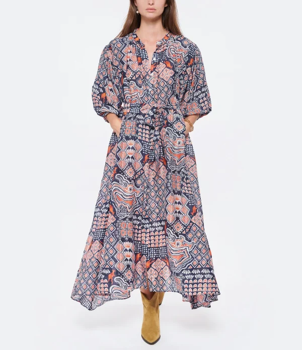 CHUFY Robe Maxi Ziggy Coton Marine 4