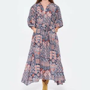 CHUFY Robe Maxi Ziggy Coton Marine 10