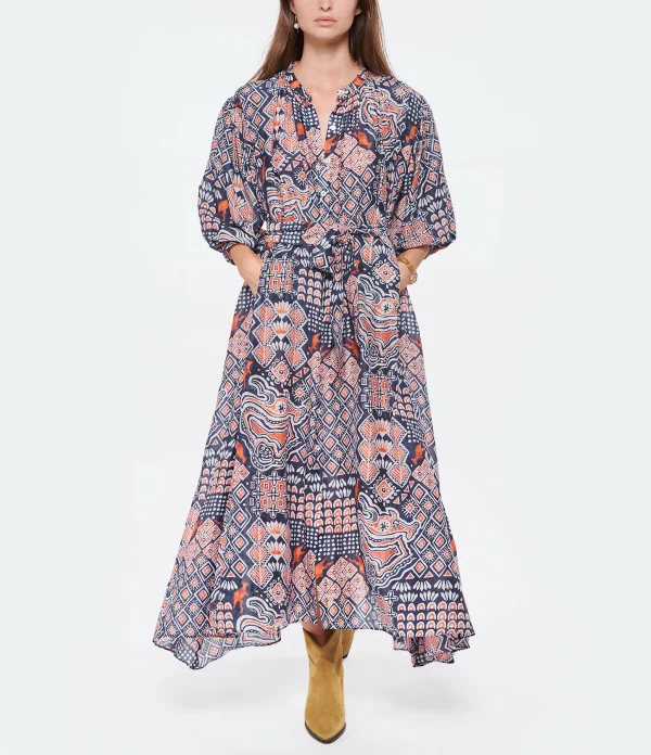 CHUFY Robe Maxi Ziggy Coton Marine 4