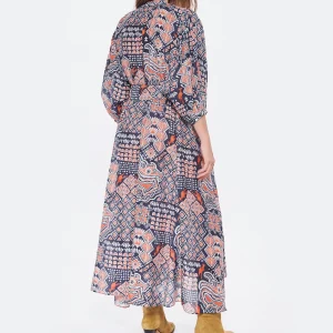 CHUFY Robe Maxi Ziggy Coton Marine 12