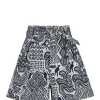 CHUFY Short Nino Coton Blanc Bleu 17