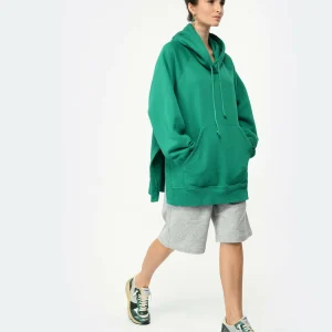 CLOSED Sweatshirt Hoodie Oversized Coton Bio Vert 15