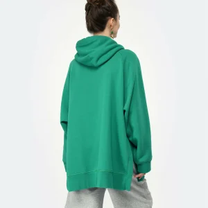 CLOSED Sweatshirt Hoodie Oversized Coton Bio Vert 13