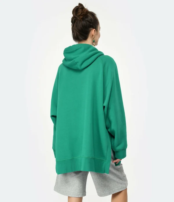 CLOSED Sweatshirt Hoodie Oversized Coton Bio Vert 5