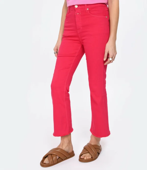 CLOSED Jean Hi-Sun Coton Bio Rose Framboise 5