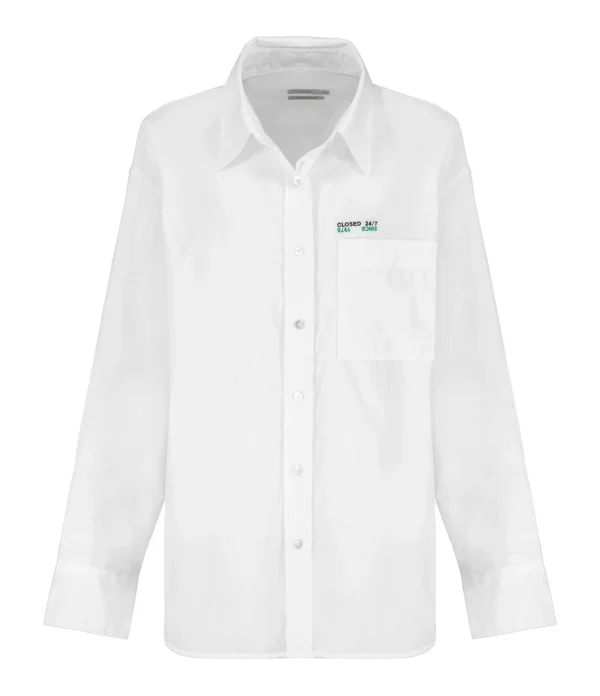 CLOSED Chemise Coton Bio Blanc 1