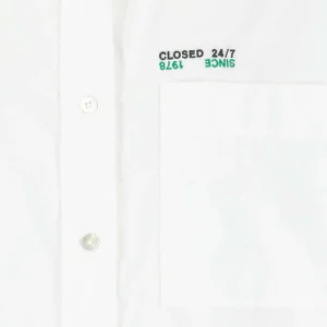 CLOSED Chemise Coton Bio Blanc 9