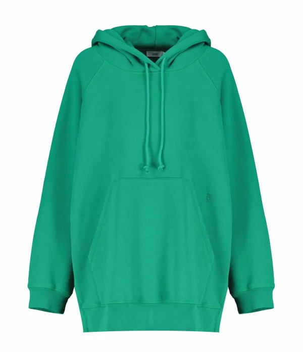 CLOSED Sweatshirt Hoodie Oversized Coton Bio Vert 1