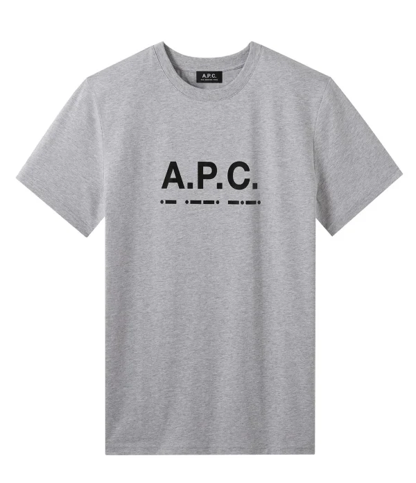 A.P.C. Tee-shirt Sven Coton Gris Chine 1