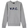 A.P.C. Sweatshirt Viva Coton Gris Chiné 22