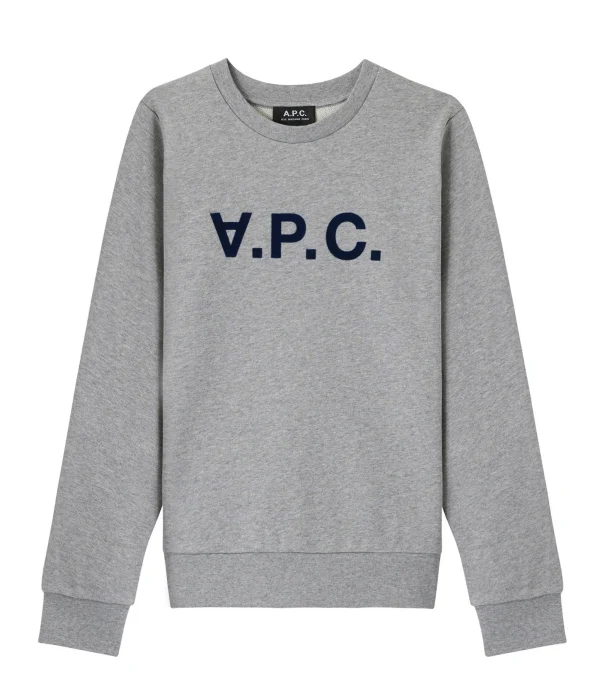 A.P.C. Sweatshirt Viva Coton Gris Chiné 1